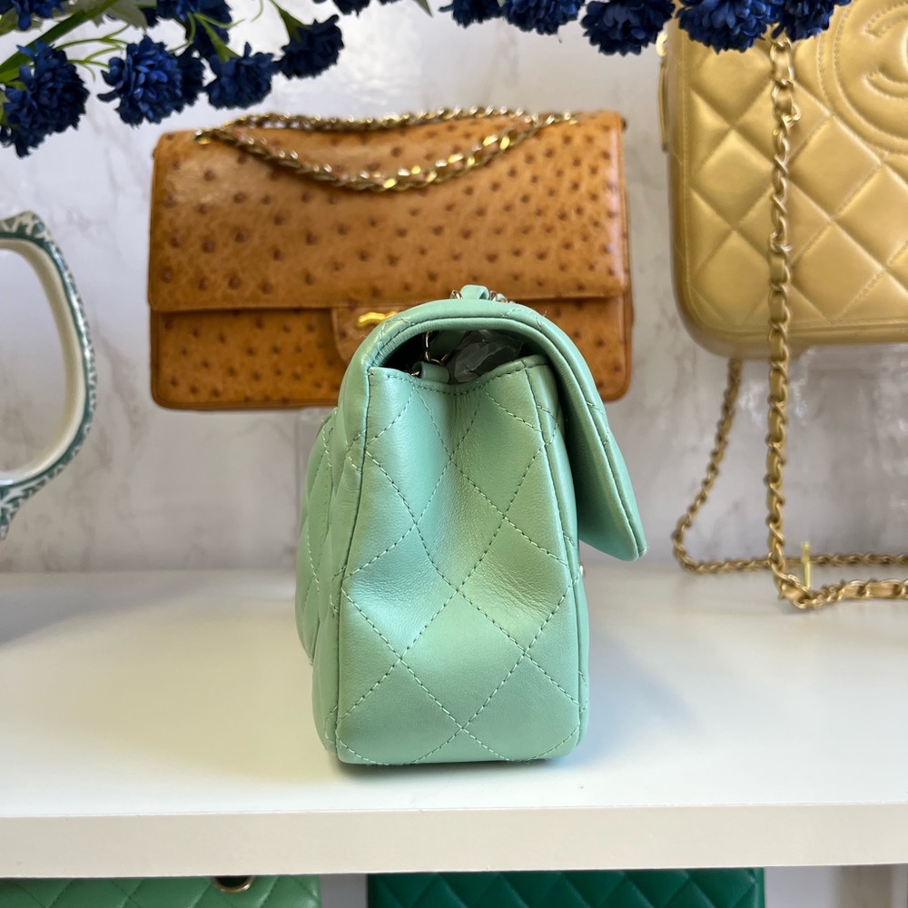 Sold RARE Chanel Pastel mini rectangle bag - Picture 8 of 17
